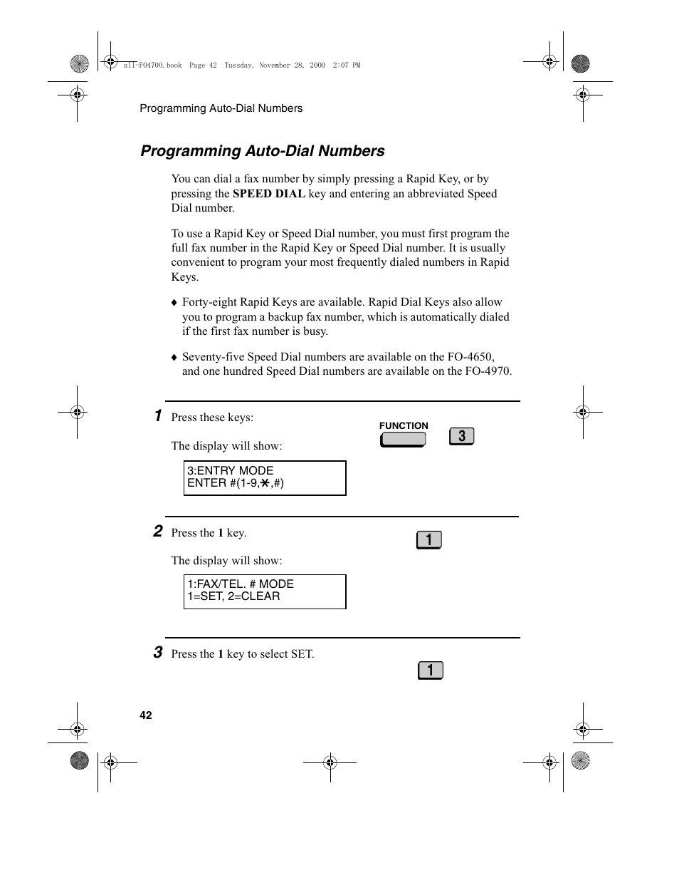 Sharp FO-4650 User Manual | Page 44 / 188