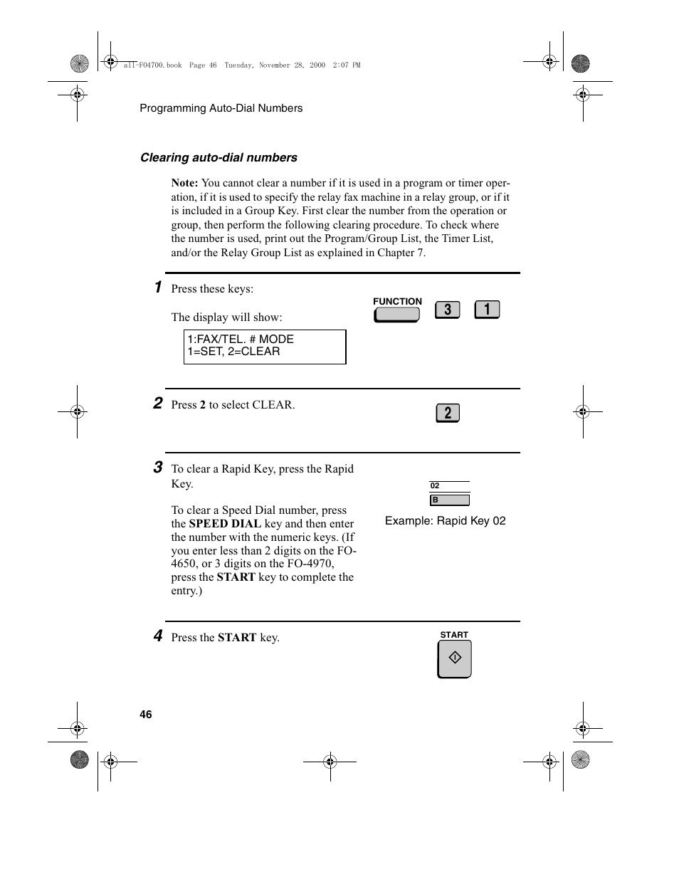 Sharp FO-4650 User Manual | Page 48 / 188