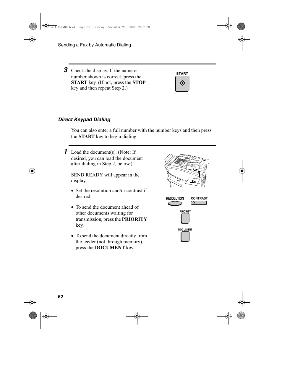 Sharp FO-4650 User Manual | Page 54 / 188