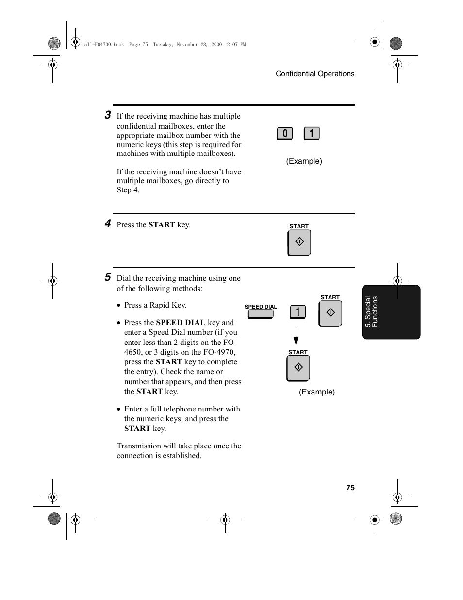 Sharp FO-4650 User Manual | Page 77 / 188