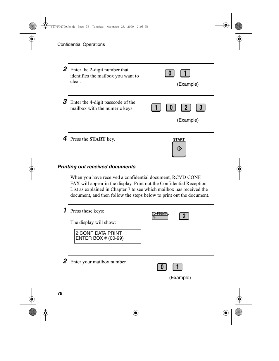 Sharp FO-4650 User Manual | Page 80 / 188