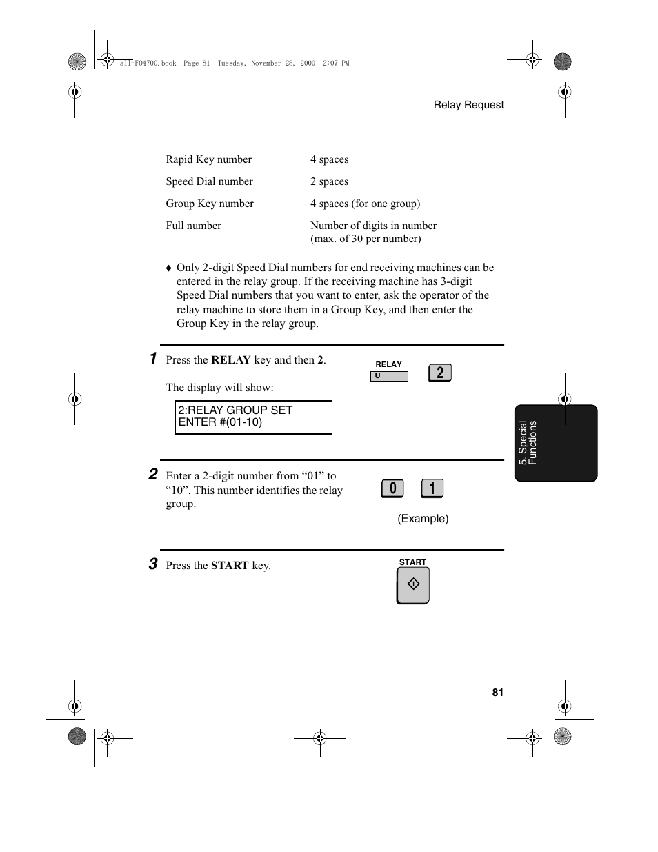 Sharp FO-4650 User Manual | Page 83 / 188