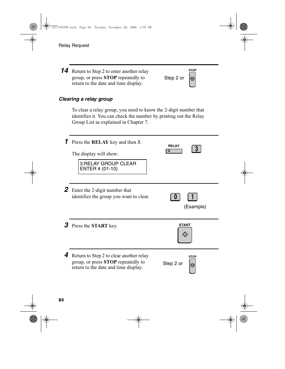 Sharp FO-4650 User Manual | Page 86 / 188