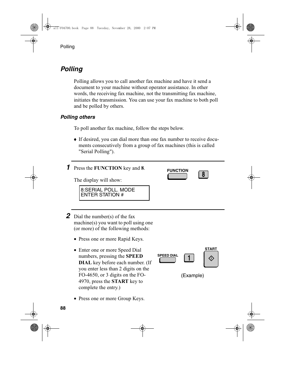 Polling | Sharp FO-4650 User Manual | Page 90 / 188