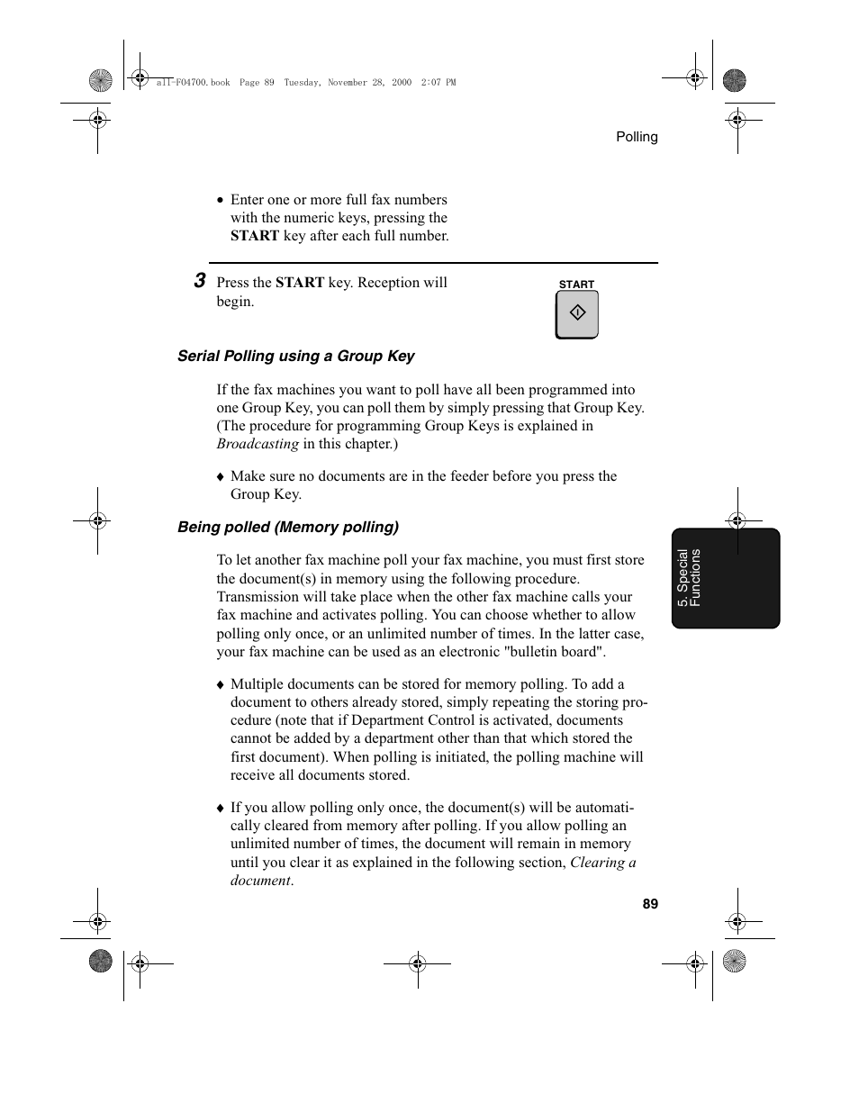 Sharp FO-4650 User Manual | Page 91 / 188