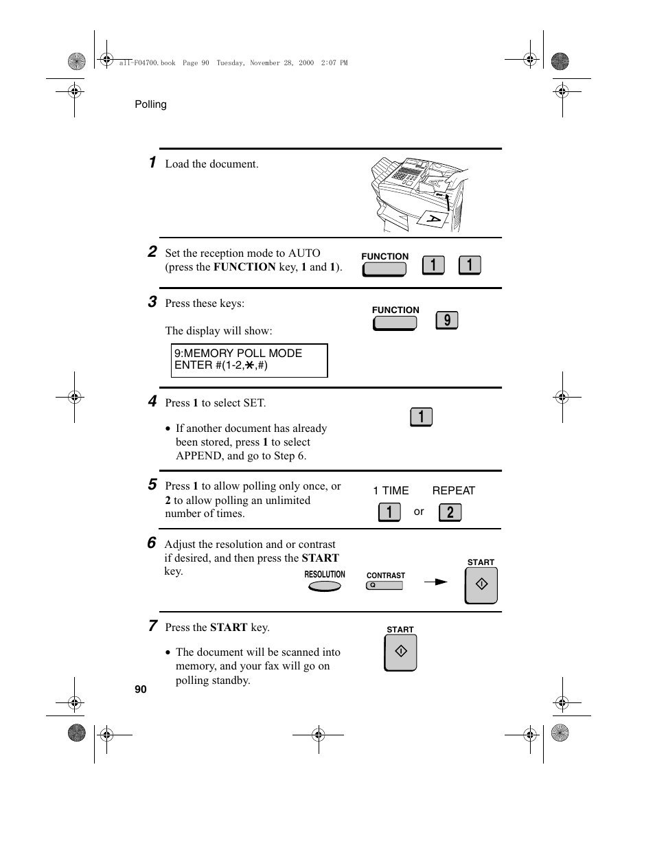 Sharp FO-4650 User Manual | Page 92 / 188