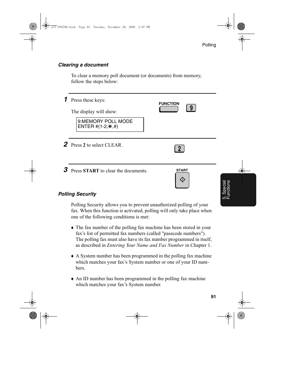 Sharp FO-4650 User Manual | Page 93 / 188