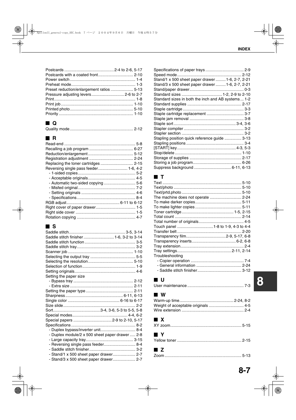 Sharp AR-BC260 User Manual | Page 137 / 140