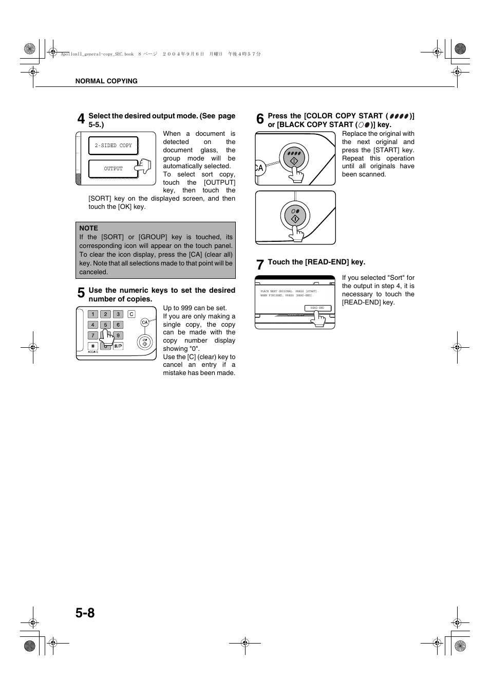 Sharp AR-BC260 User Manual | Page 86 / 140