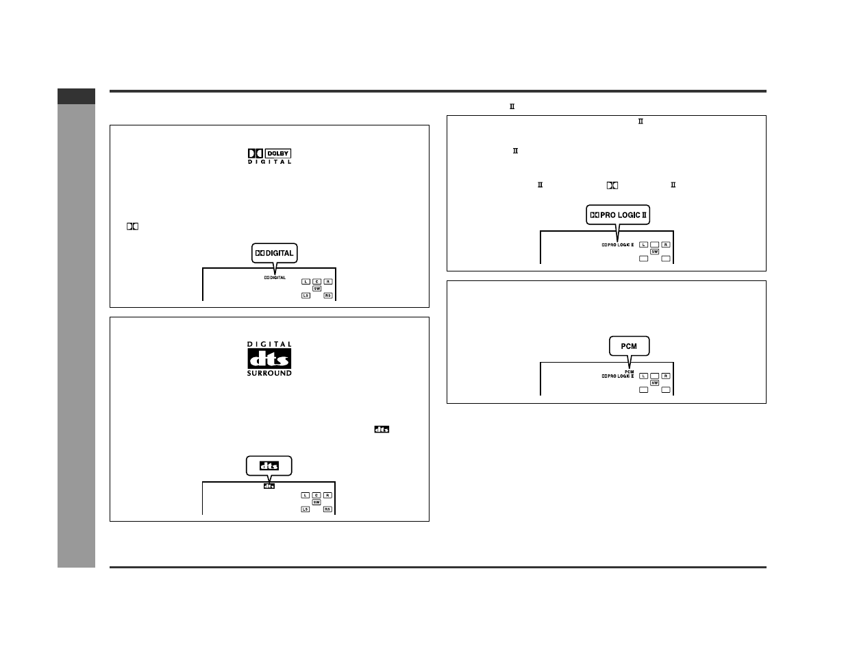 Enjoying surround sound (sound mode), Ad v a nced features | Sharp SD-PX2 User Manual | Page 40 / 68