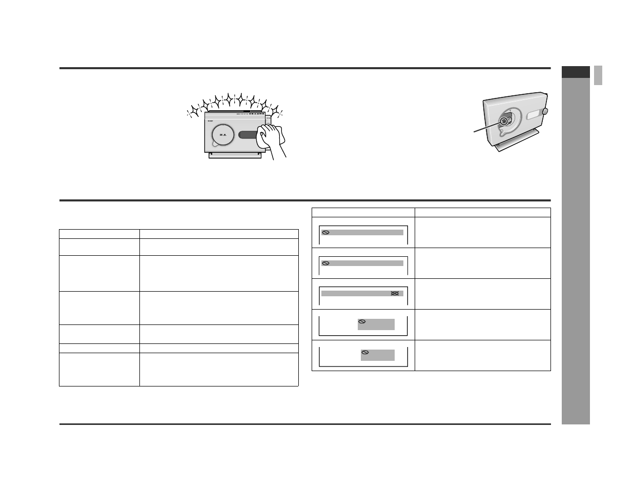 Maintenance, Error indicators and warnings, Re fe re nc es | E-58 | Sharp SD-PX2 User Manual | Page 63 / 68