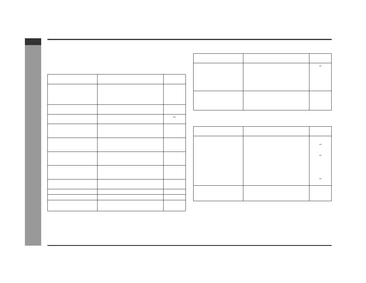 Troubleshooting chart, Re fe re nc es, General  tuner  remote control | E-59 | Sharp SD-PX2 User Manual | Page 64 / 68