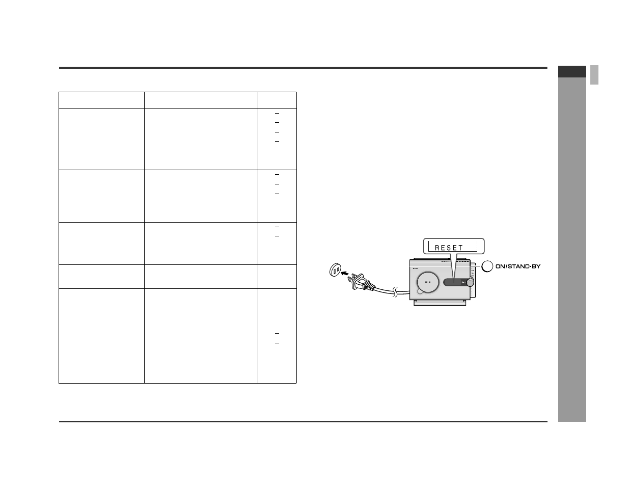 Re fe re nc es, Dvd/cd player  condensation, If trouble occurs | E-60 | Sharp SD-PX2 User Manual | Page 65 / 68