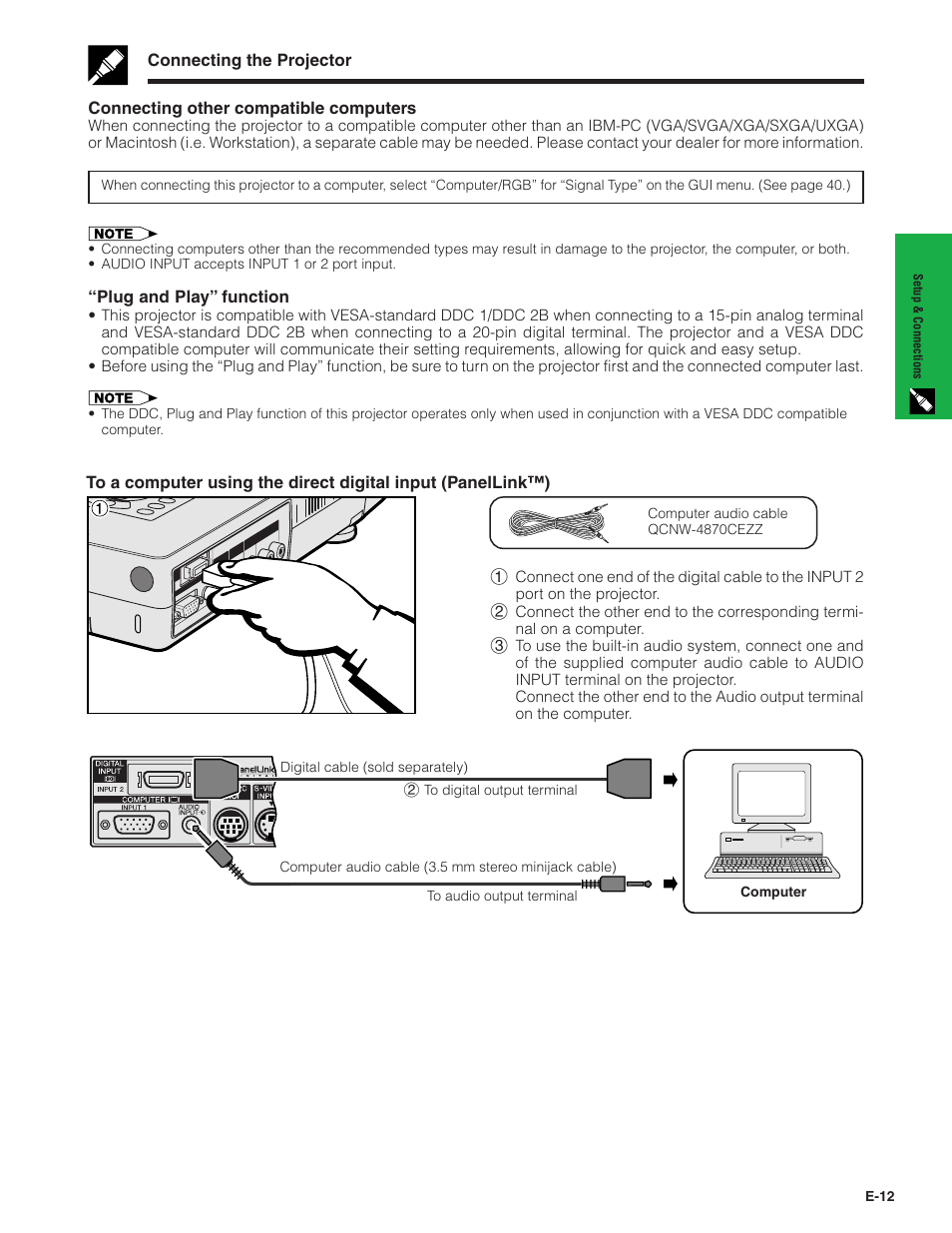 Sharp XG-NV7XU User Manual | Page 13 / 66