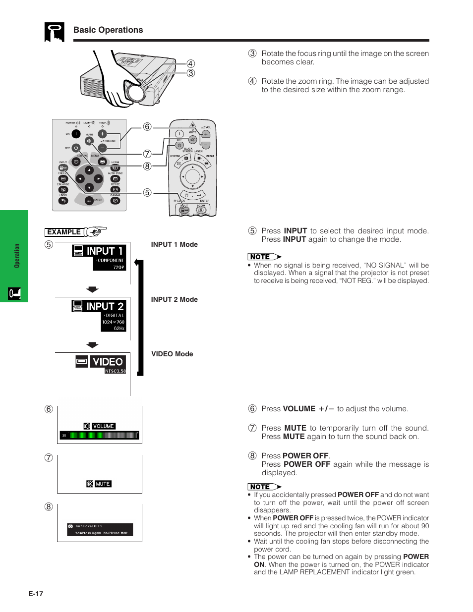 Sharp XG-NV7XU User Manual | Page 18 / 66