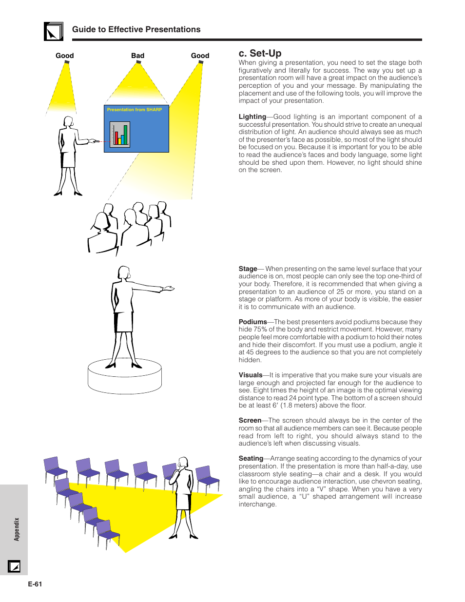 C. set-up | Sharp XG-NV7XU User Manual | Page 62 / 66
