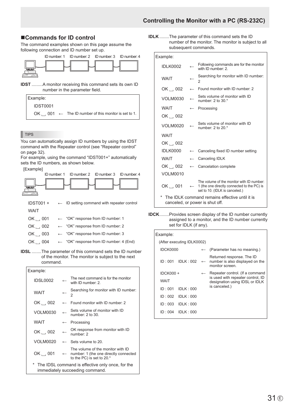 Sharp PN-E802 User Manual | Page 31 / 56