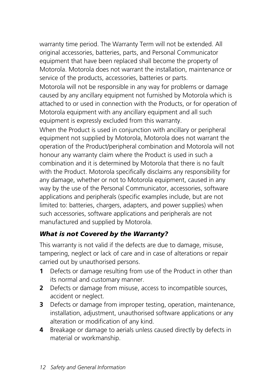 Motorola Talkabout 192 User Manual | Page 22 / 100