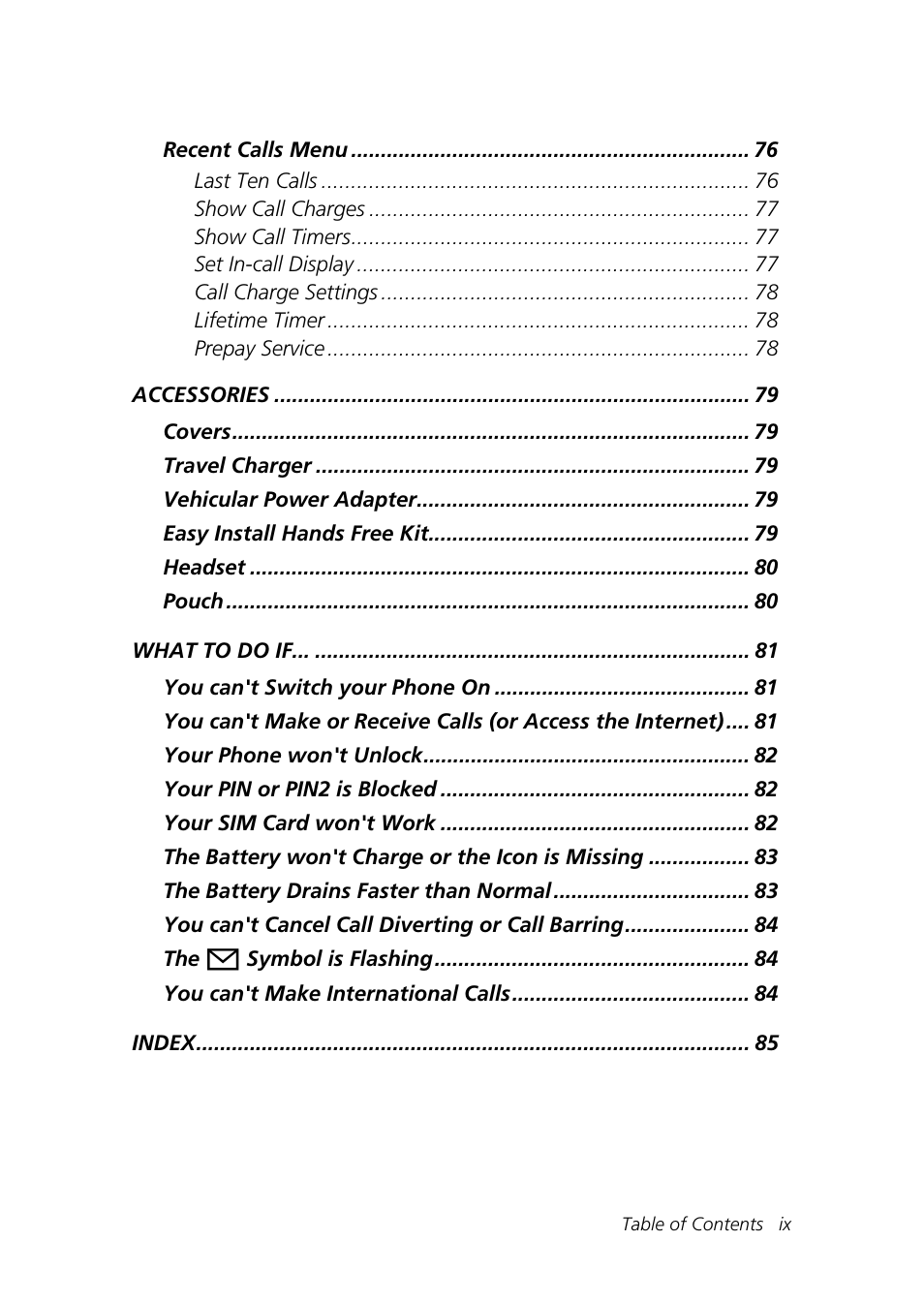 Motorola Talkabout 192 User Manual | Page 9 / 100