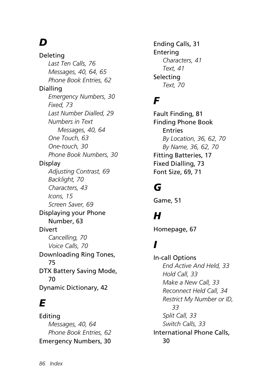 Motorola Talkabout 192 User Manual | Page 96 / 100