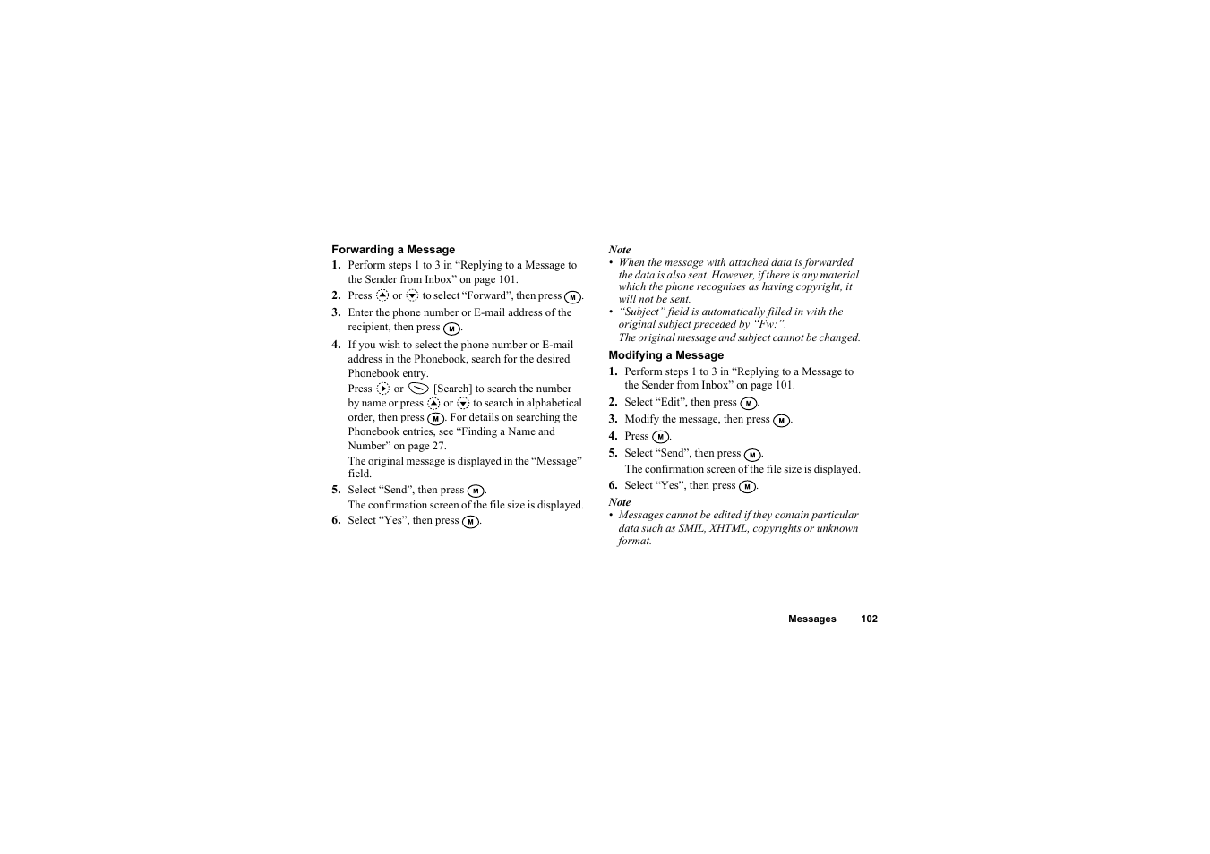 Sharp O2 User Manual | Page 103 / 132