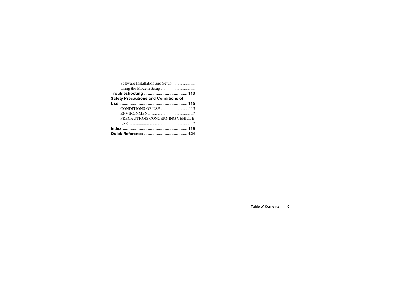 Sharp O2 User Manual | Page 7 / 132