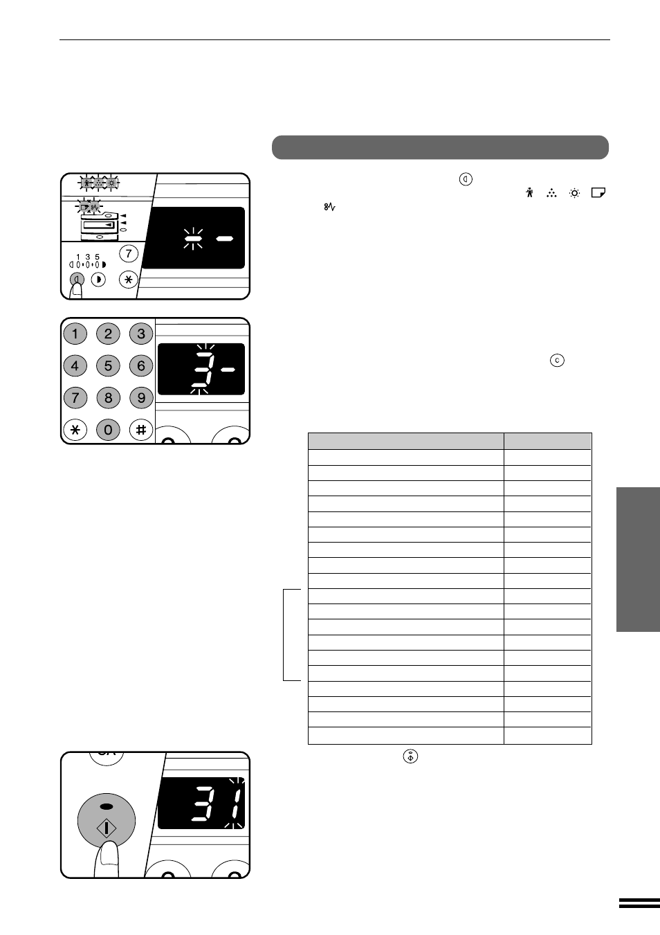 Setting the user programs, User programs | Sharp AR-201 User Manual | Page 39 / 84