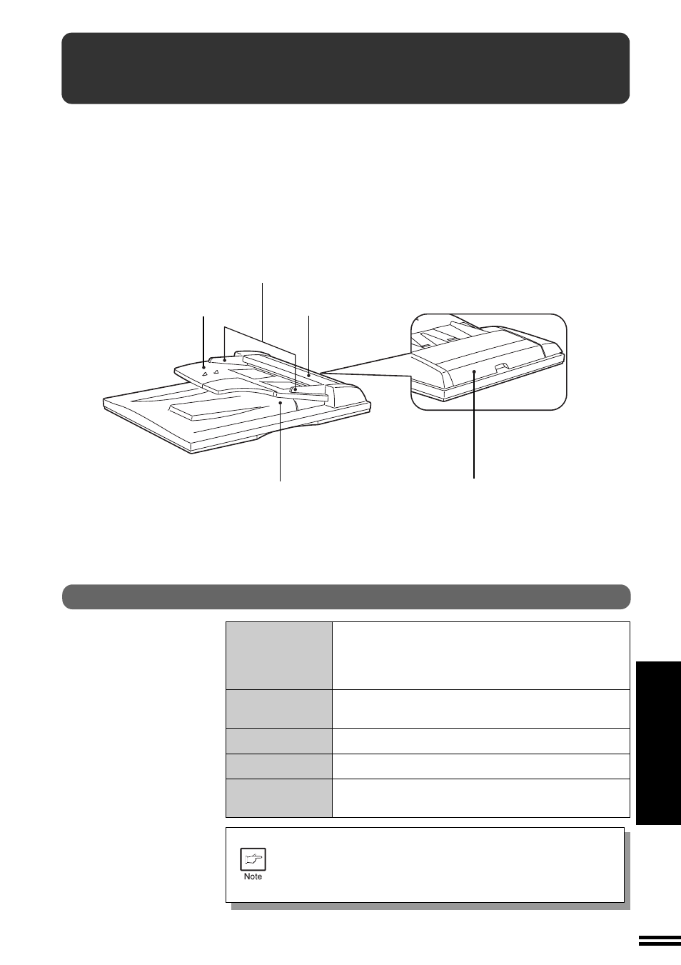 Single pass feeder (ar-sp2), Part names specifications | Sharp AR-201 User Manual | Page 59 / 84