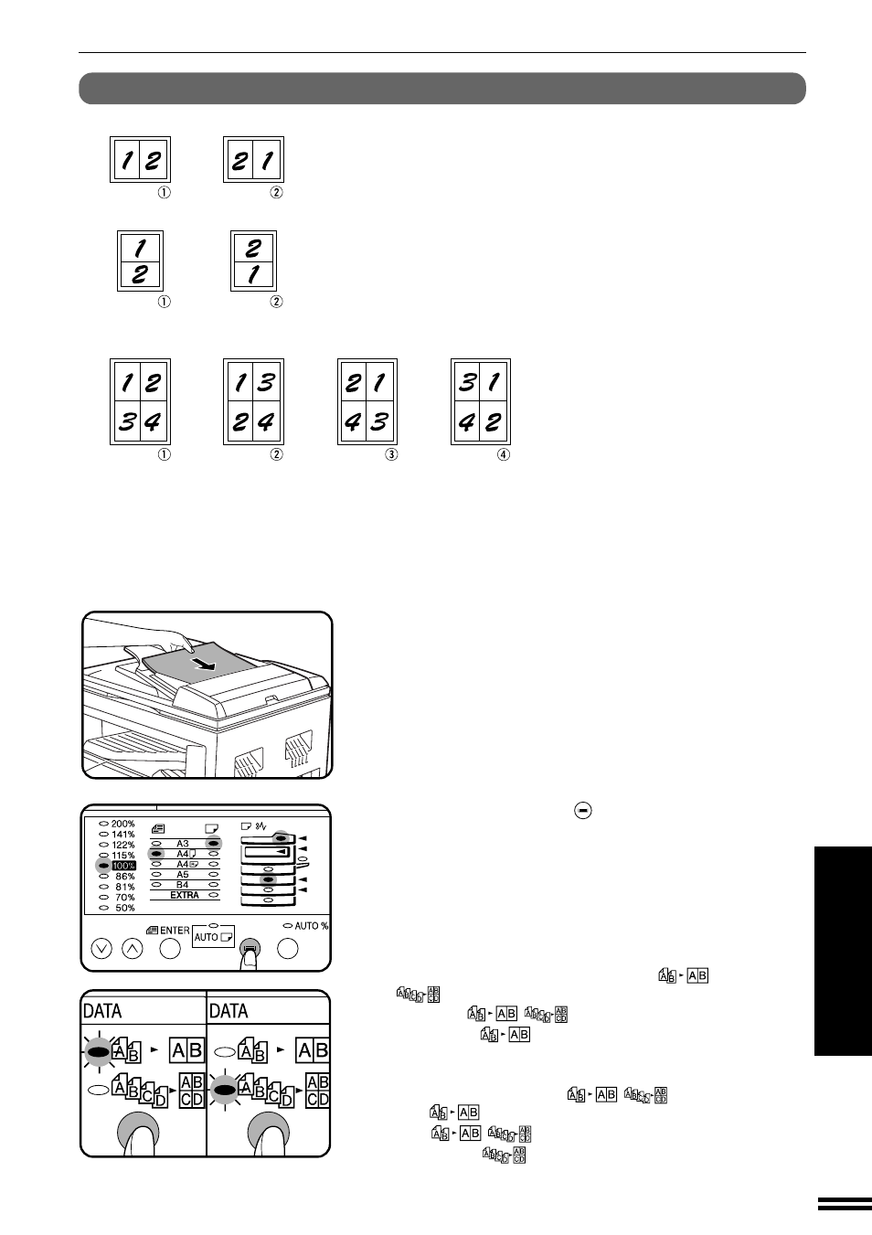 2 in 1 or 4 in 1, Electronic sorting kit (ar-eb3) | Sharp AR-201 User Manual | Page 65 / 84