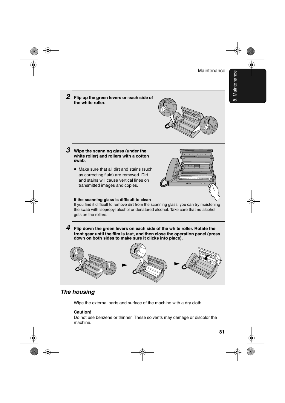 Sharp UX-A260 User Manual | Page 83 / 108