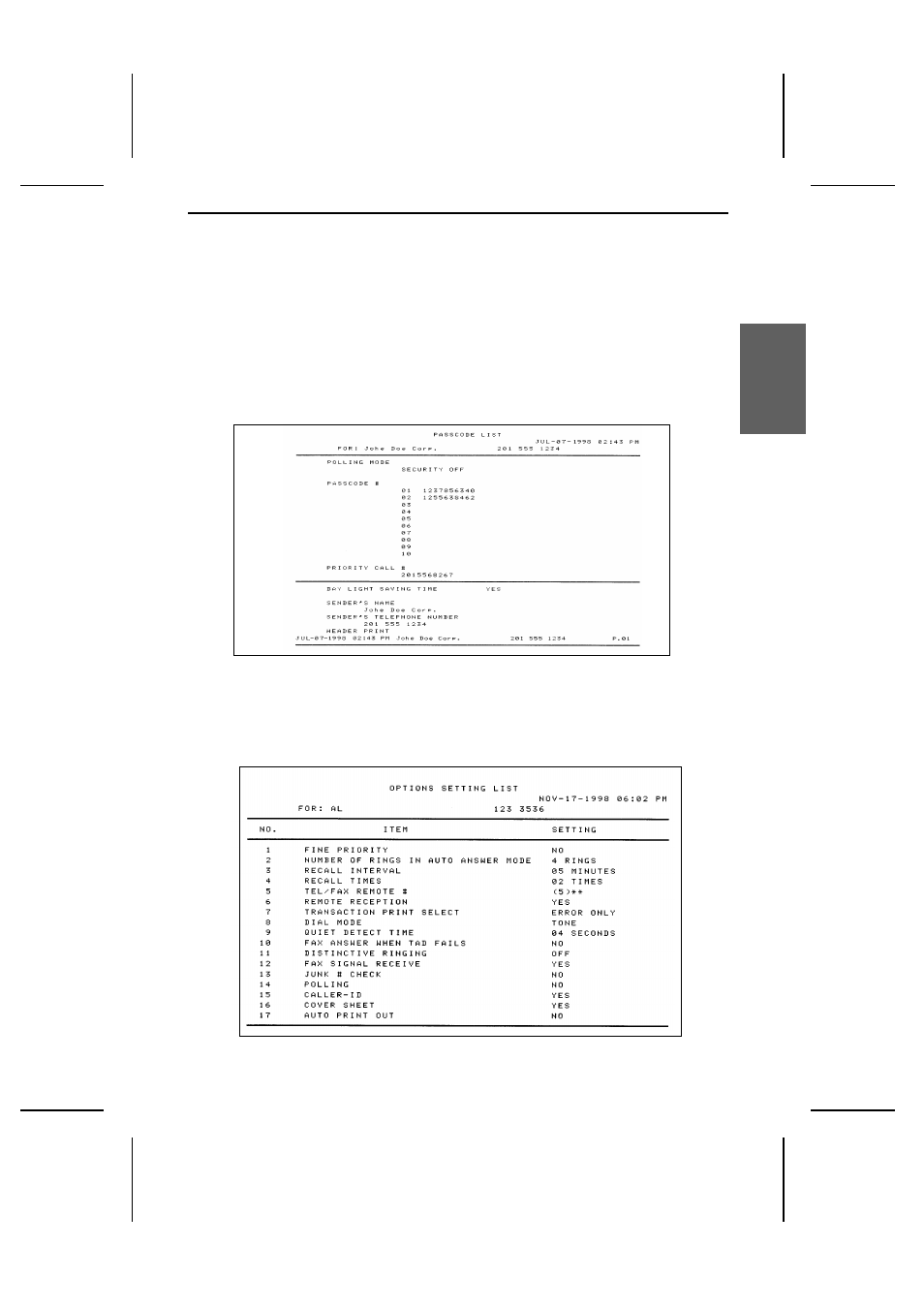 Sharp UX-300 User Manual | Page 101 / 130