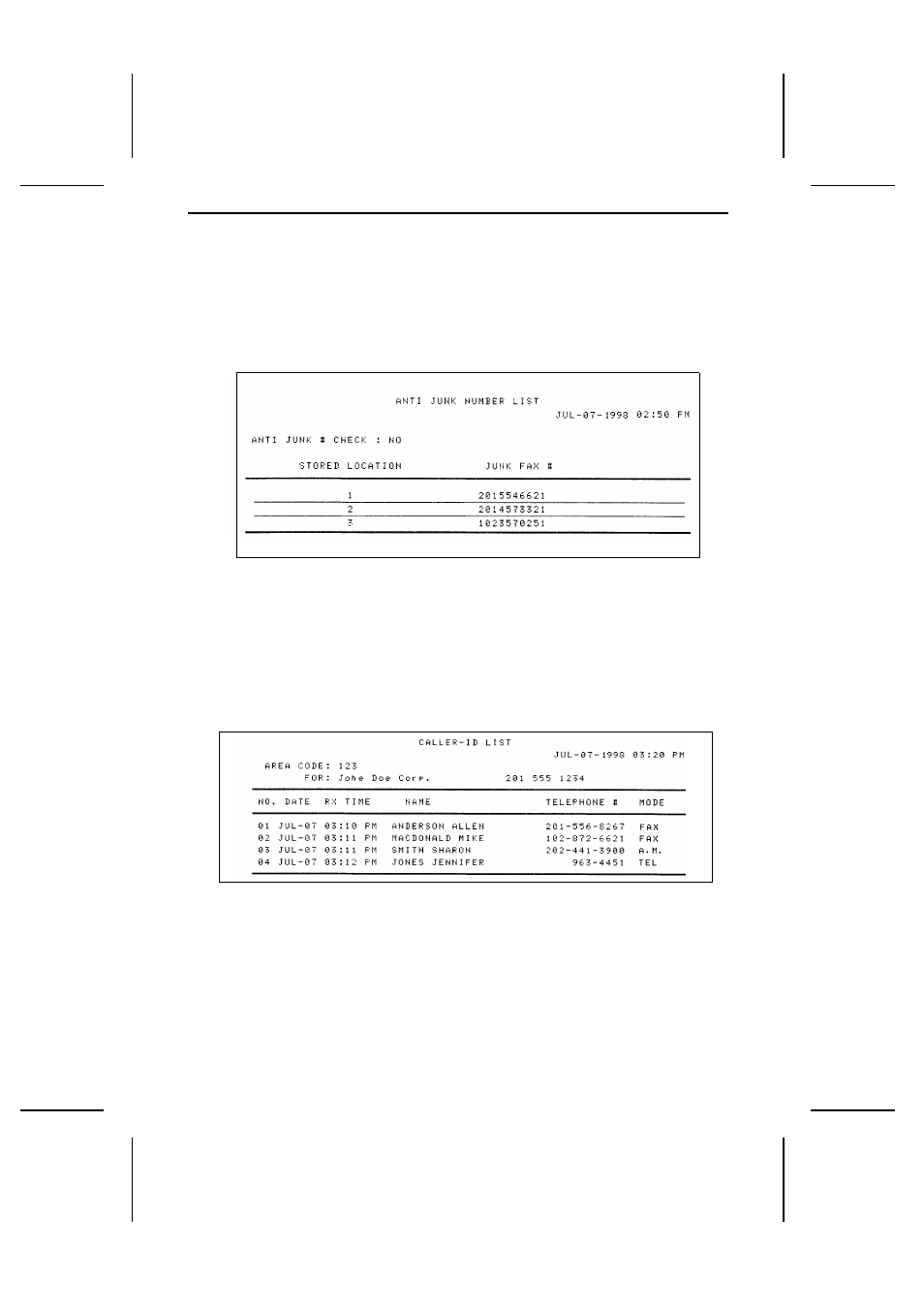 Sharp UX-300 User Manual | Page 102 / 130