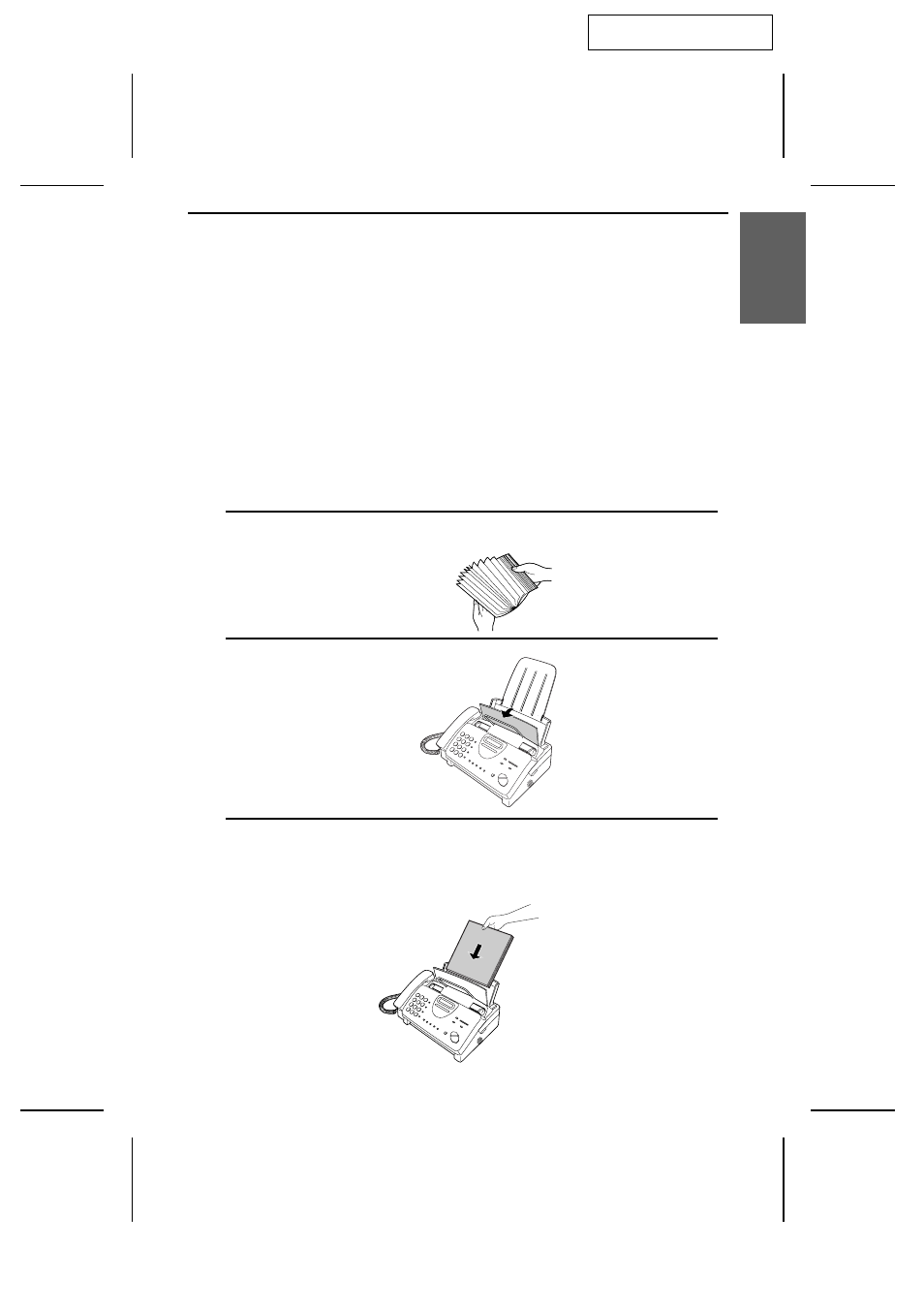 Loading printing paper | Sharp UX-300 User Manual | Page 23 / 130