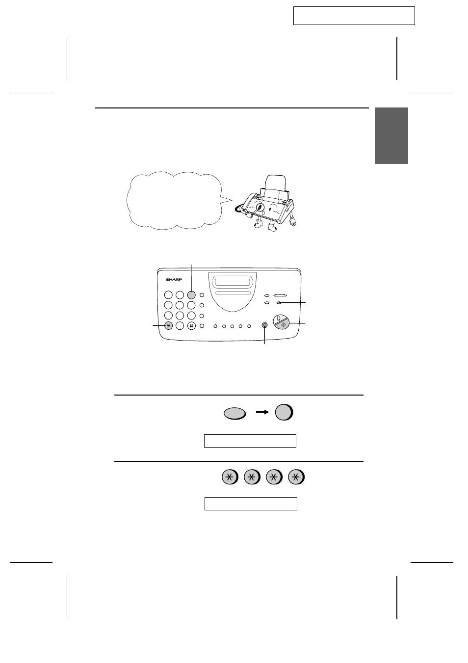 Setting the date and time | Sharp UX-300 User Manual | Page 29 / 130