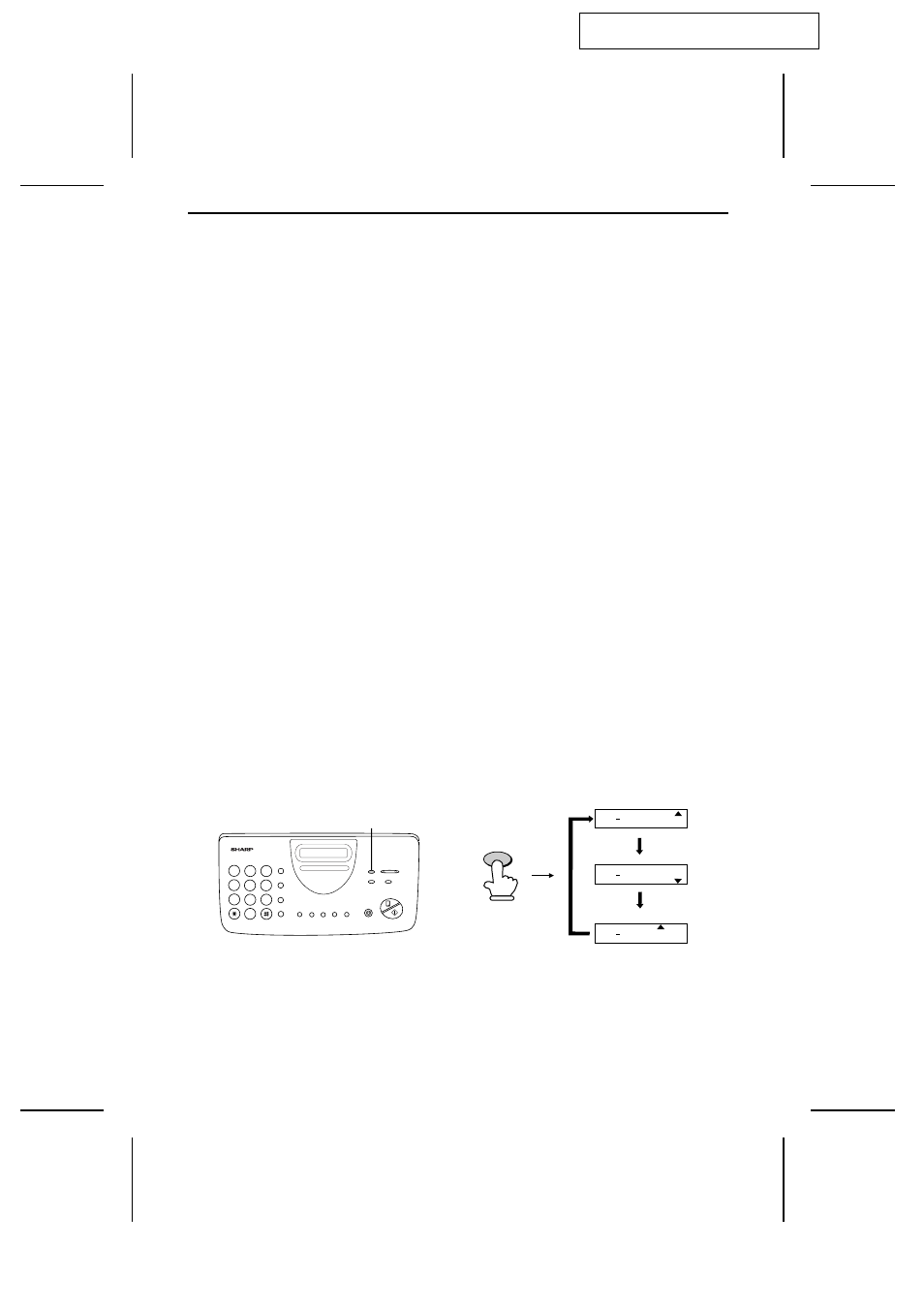 Selecting the reception mode, Setting the reception mode, Reception mode key | Ux300u-iprm, P=001, Selecting the reception mode 30 | Sharp UX-300 User Manual | Page 32 / 130