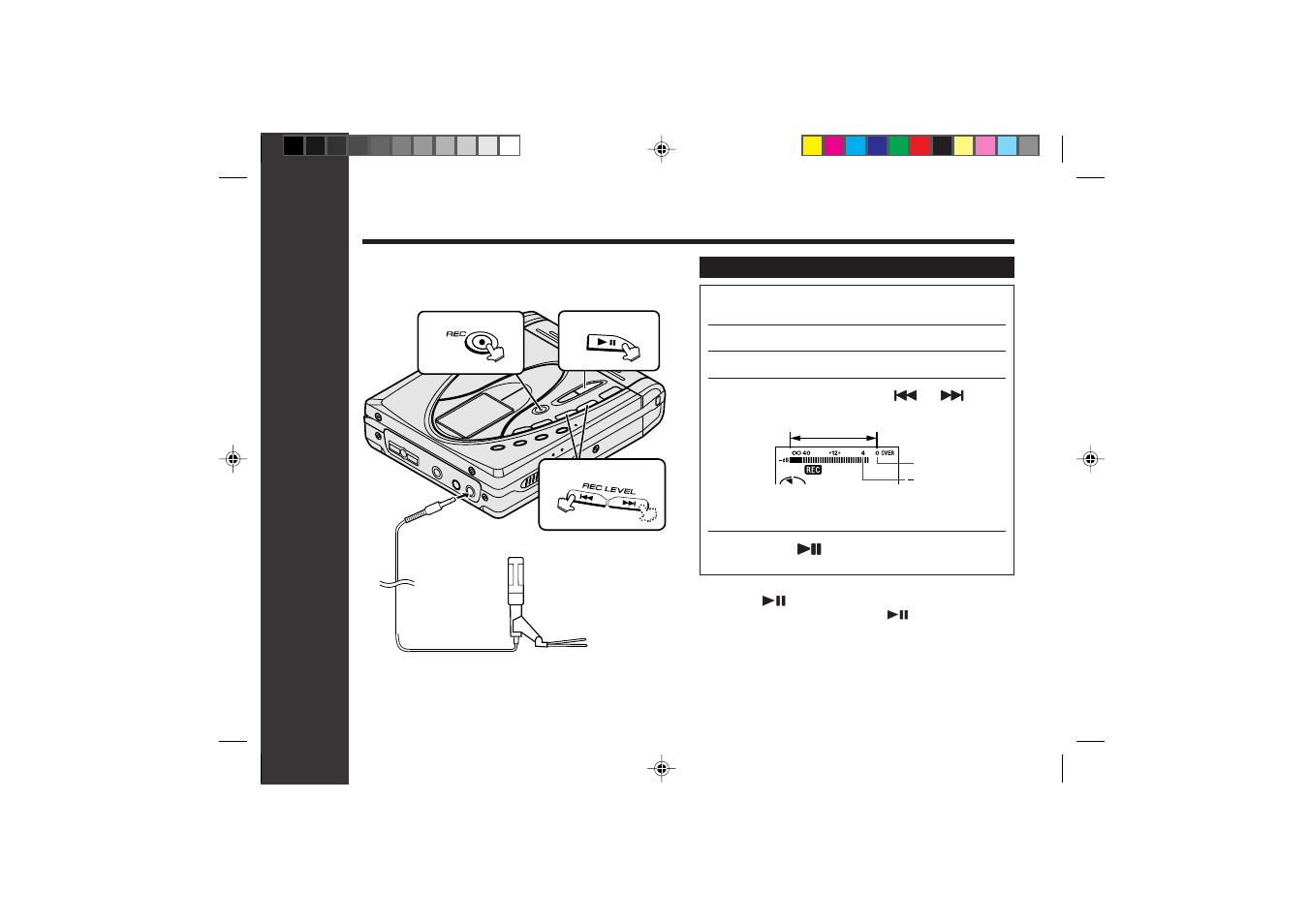 Useful features, Recording from a microphone | Sharp MD-SR50H User Manual | Page 21 / 48