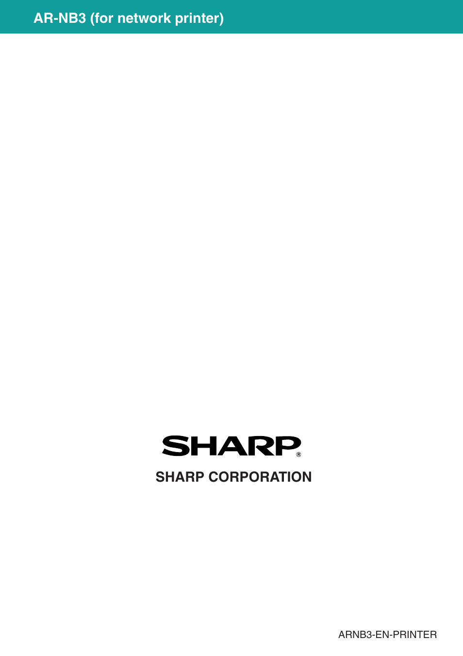 Sharp AR-NB3 User Manual | Page 41 / 41