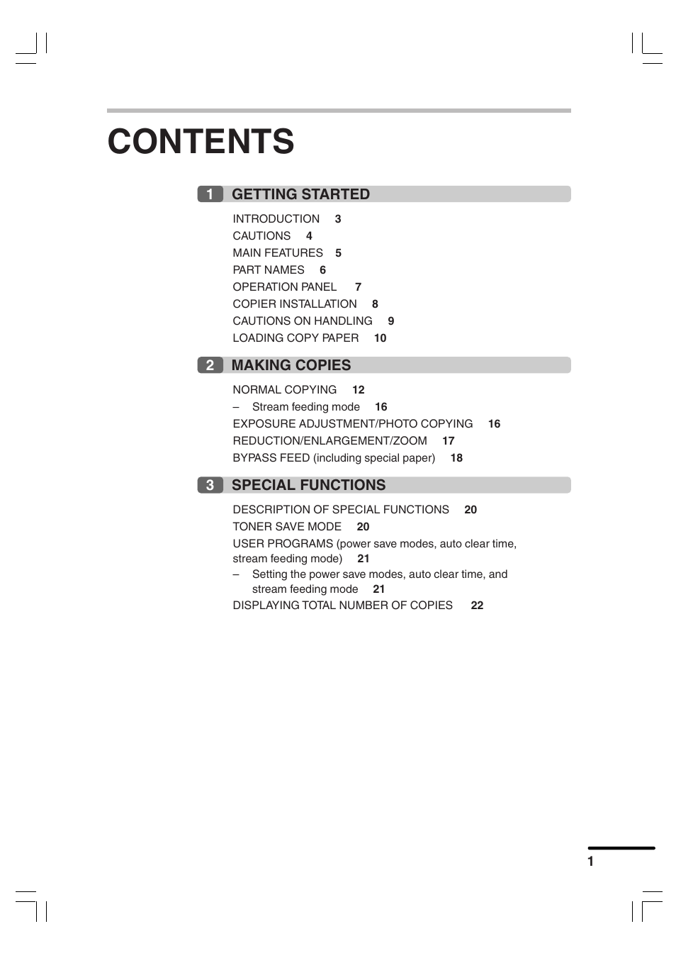 Sharp AR-156 User Manual | Page 3 / 52