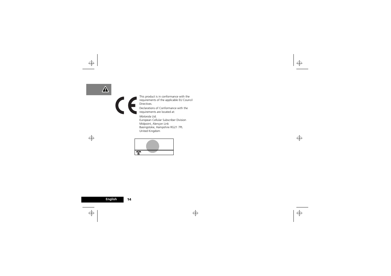 European union directives conformance statement | Motorola i2000 User Manual | Page 14 / 58