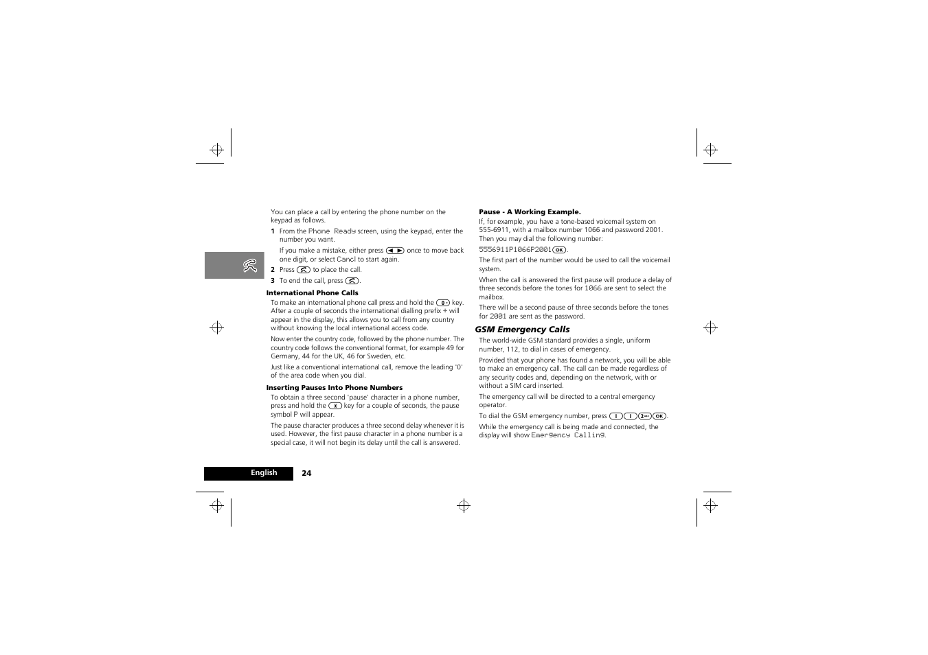 Making phone calls | Motorola i2000 User Manual | Page 24 / 58