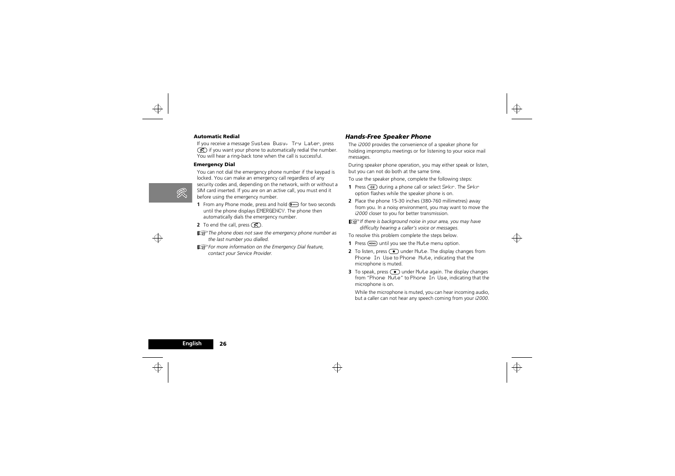 Motorola i2000 User Manual | Page 26 / 58