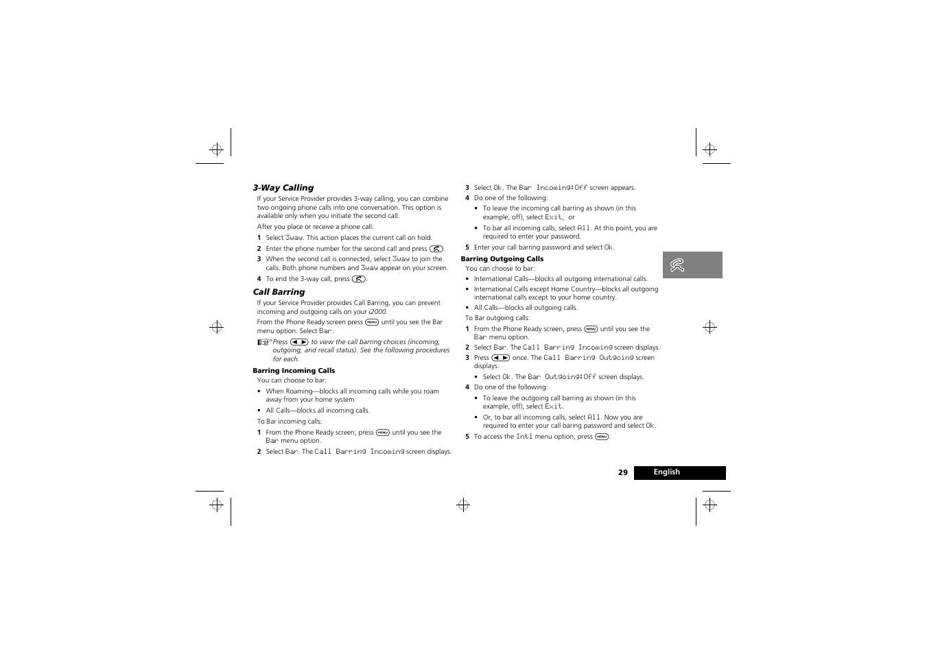 Motorola i2000 User Manual | Page 29 / 58