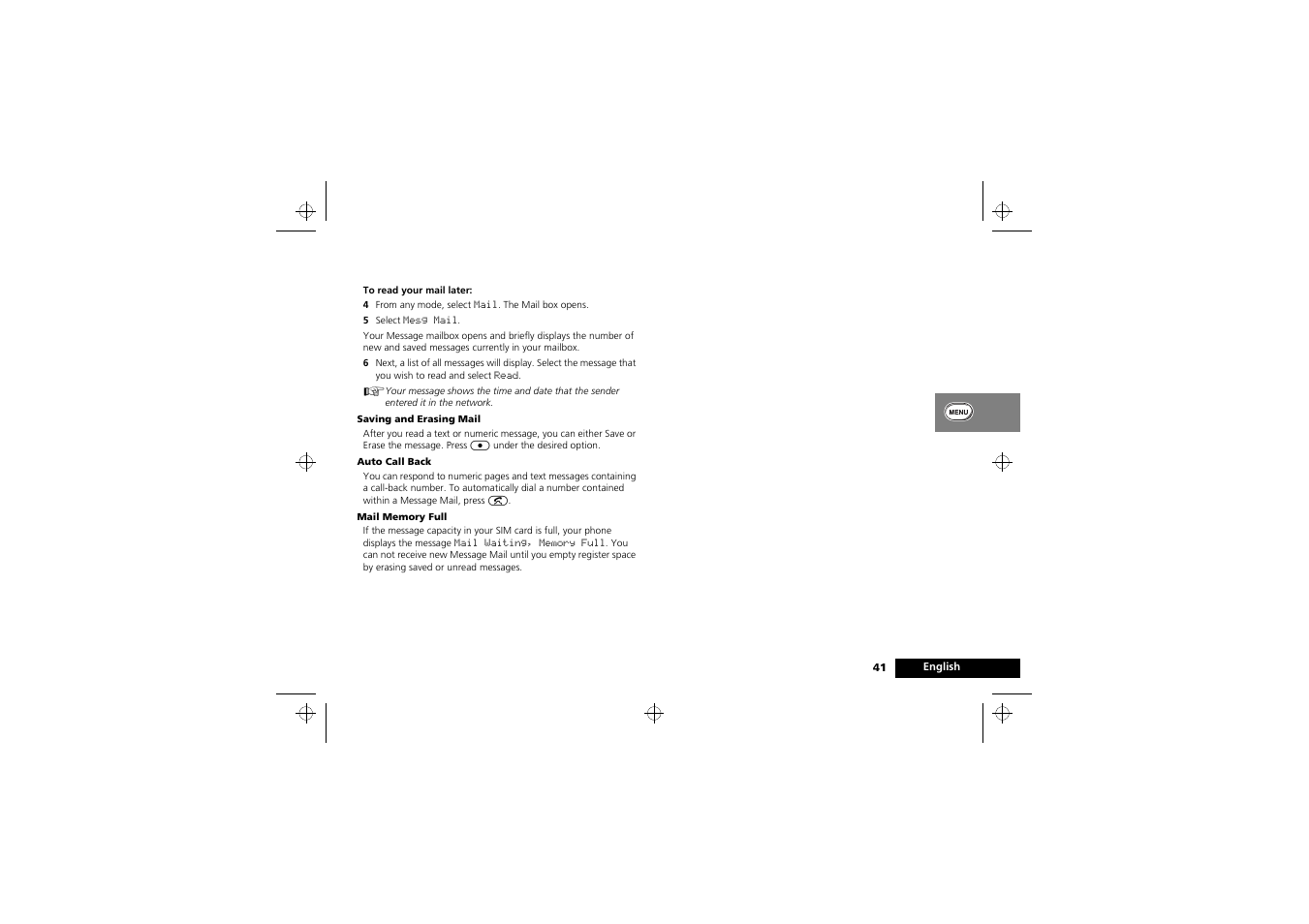 Motorola i2000 User Manual | Page 41 / 58