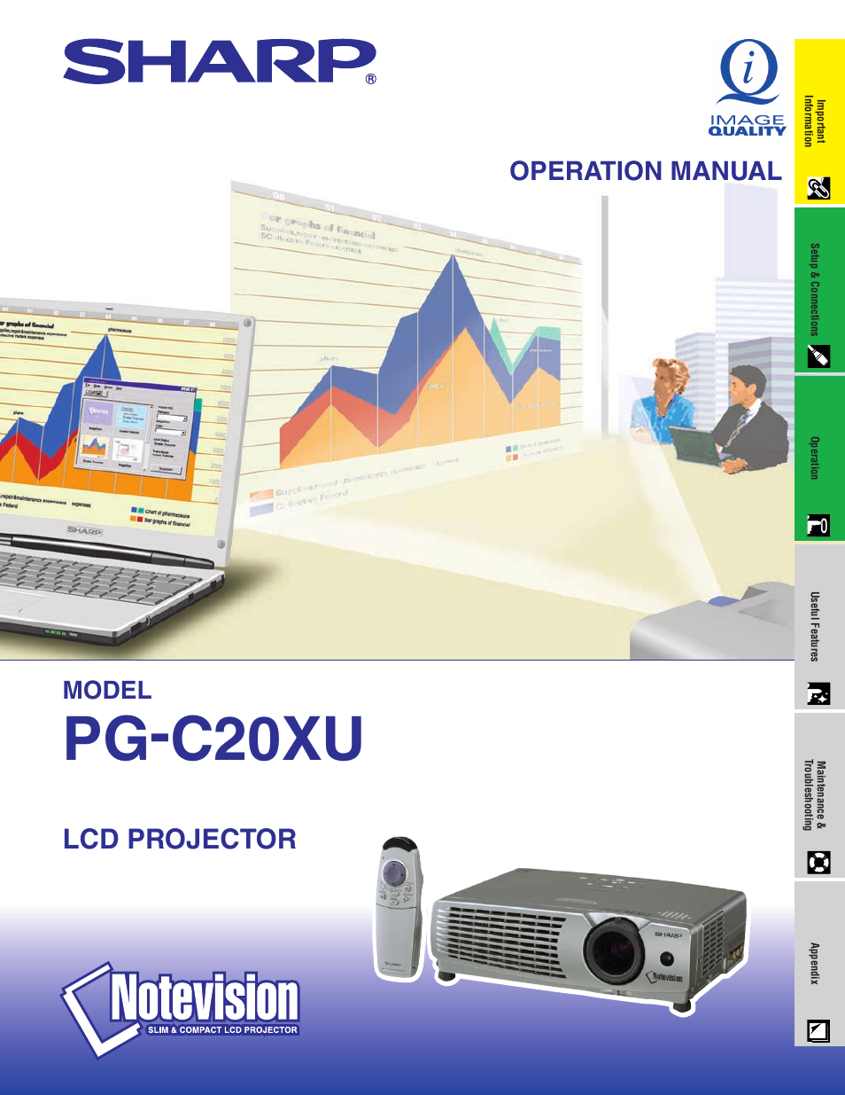 Sharp PG-C20XU User Manual | 53 pages