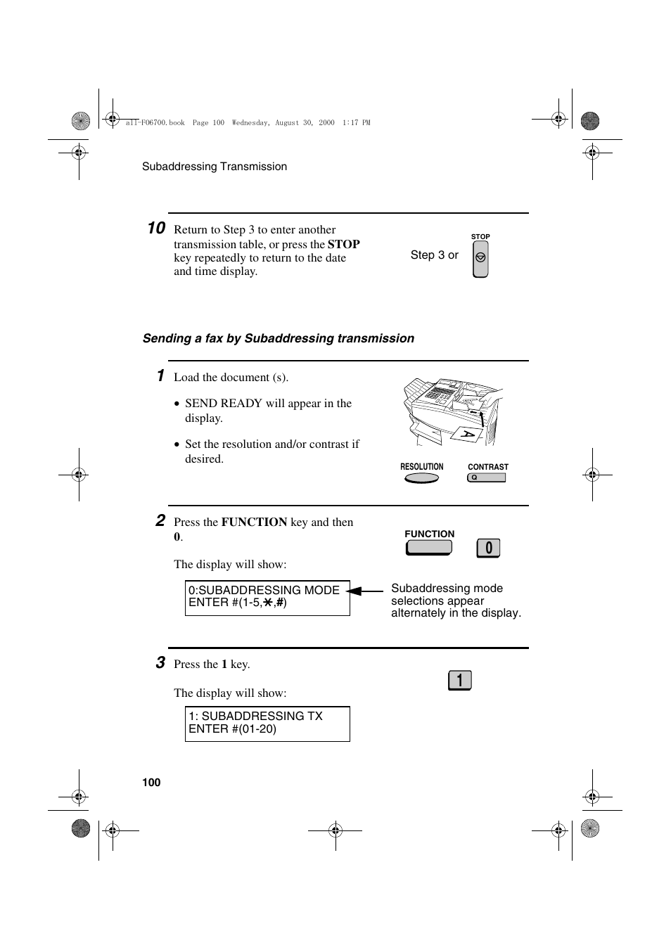 Sharp FO-6700 User Manual | Page 102 / 208