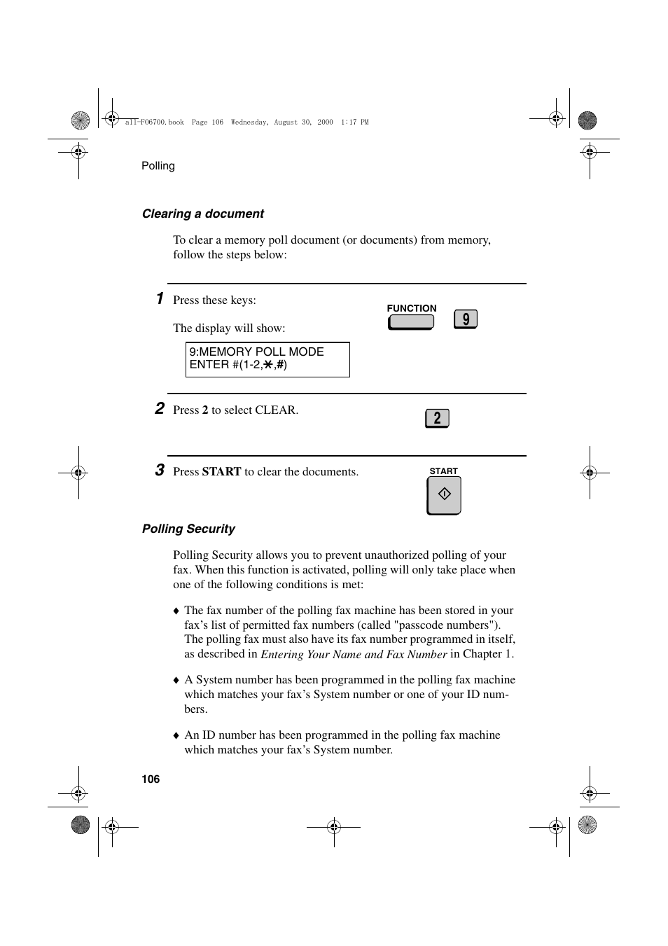 Sharp FO-6700 User Manual | Page 108 / 208