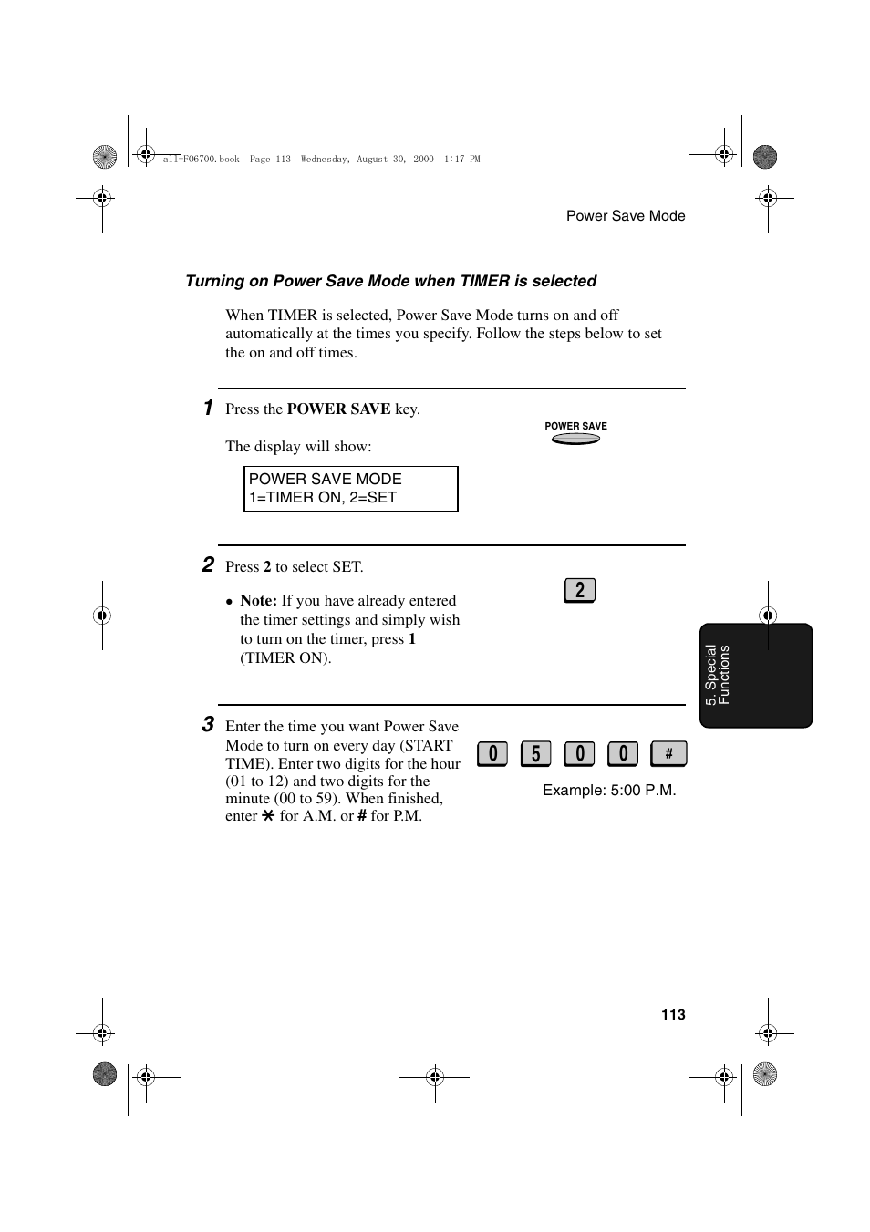 Sharp FO-6700 User Manual | Page 115 / 208