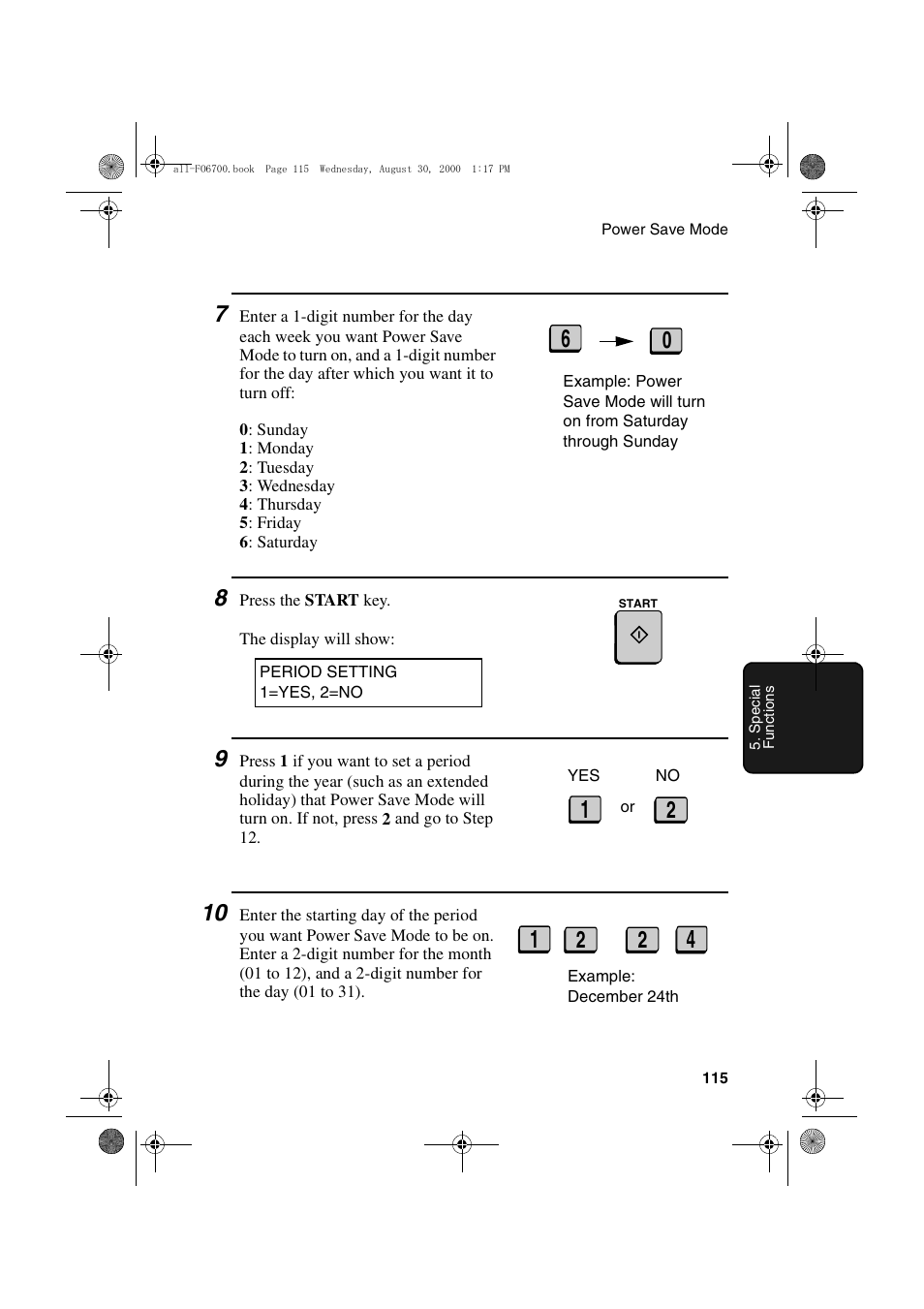 Sharp FO-6700 User Manual | Page 117 / 208