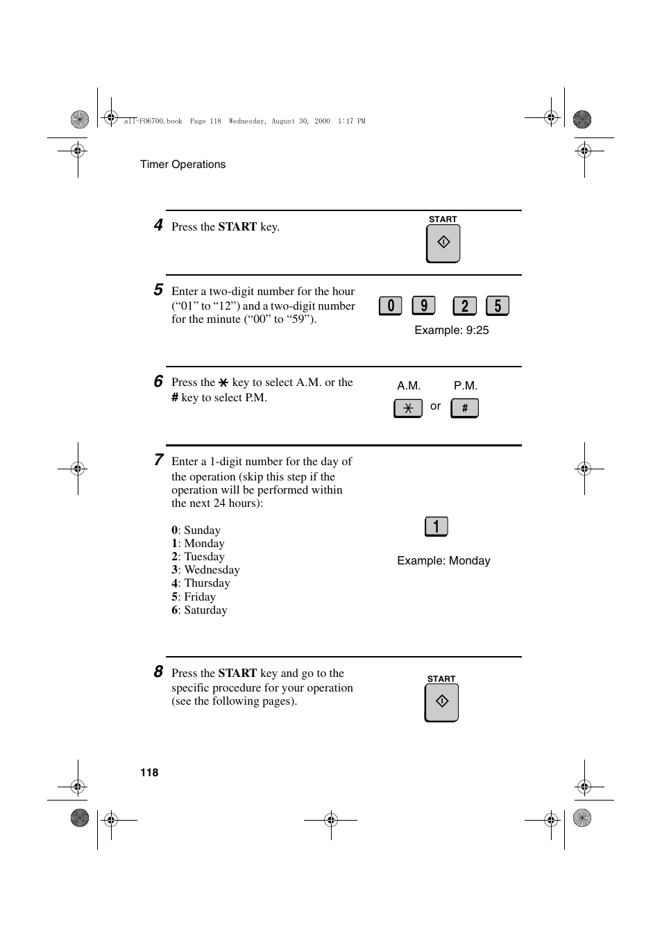 Sharp FO-6700 User Manual | Page 120 / 208