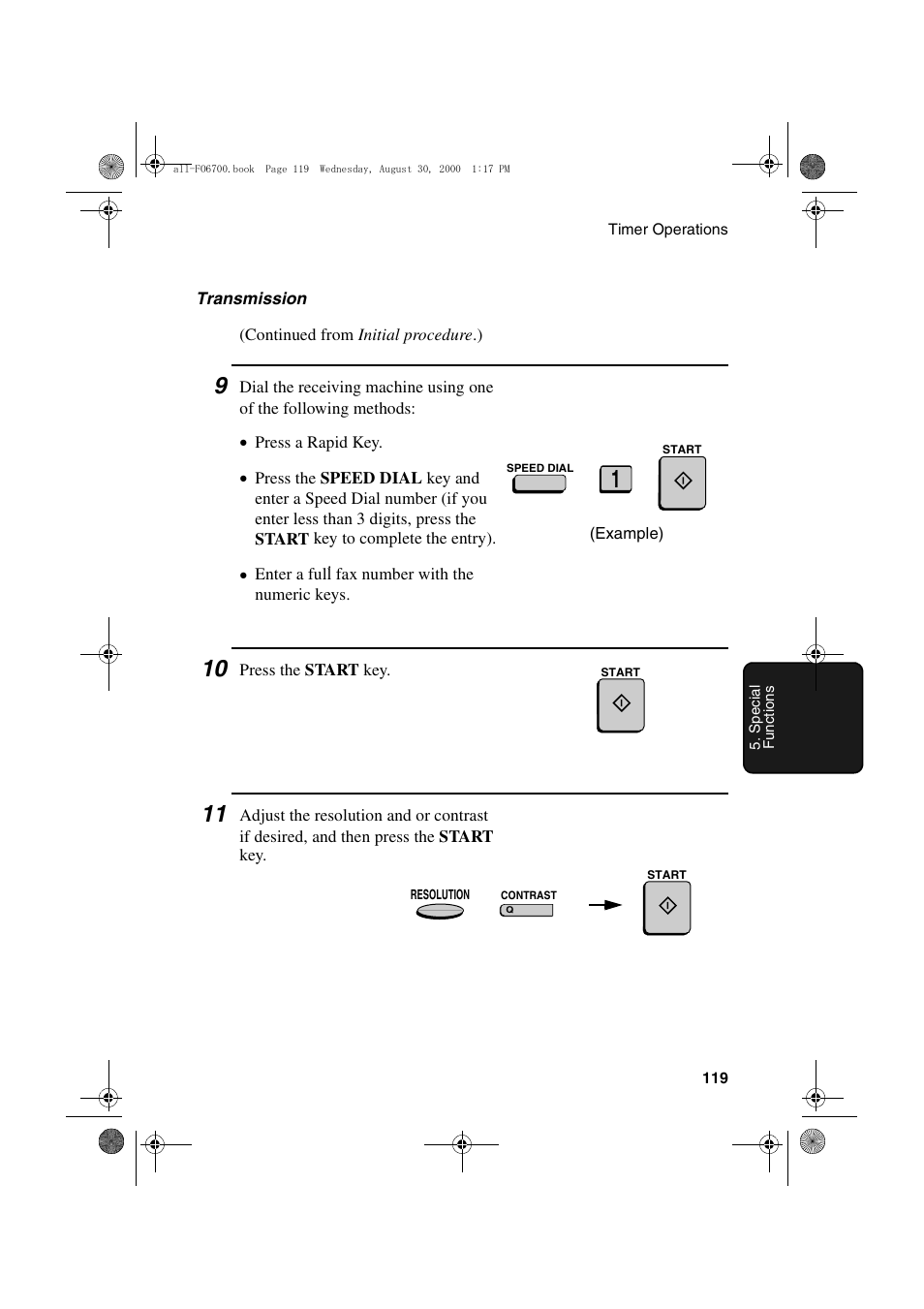 Sharp FO-6700 User Manual | Page 121 / 208